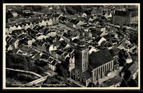 Ansichtskarte heilsberg - ansichtskarte,